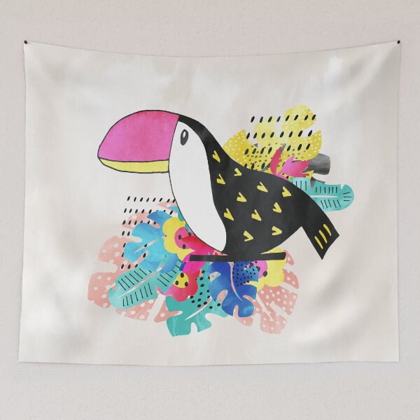 Item preview, Watercolor toucan bird designed and sold by Lidiebug.