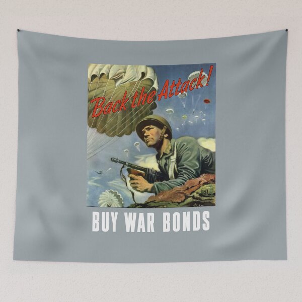 Item preview, Back The Attack -- Buy War Bonds  designed and sold by warishellstore.