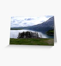 MIddle Waterton Lake Greeting Card