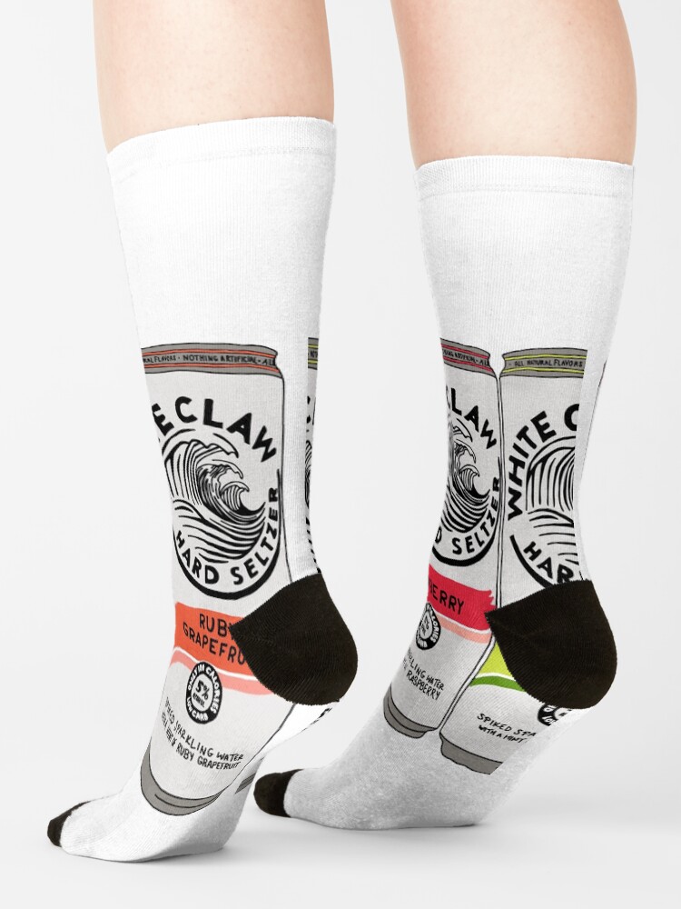 Alternate view of White claw pack Socks
