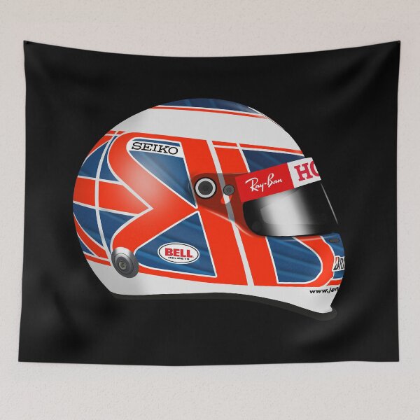 Item preview, Jenson Button - 2006 helmet Hungary 1st win designed and sold by JageOwen.