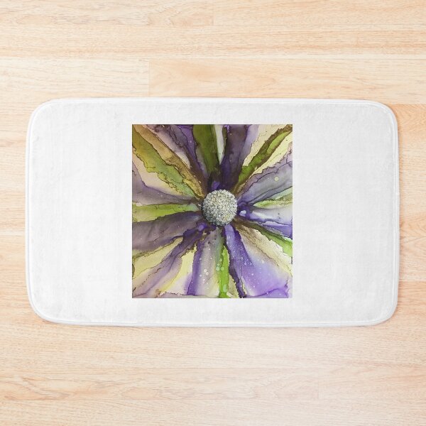Item preview, Indigo flower with gold highlights.  designed and sold by Gill Barrett Art.