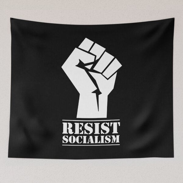 Item preview, Resist Socialism (White) designed and sold by TheLastStand.