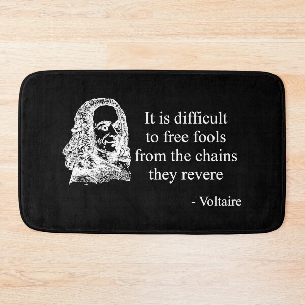 Item preview, Voltaire Quote (White) designed and sold by TheLastStand.