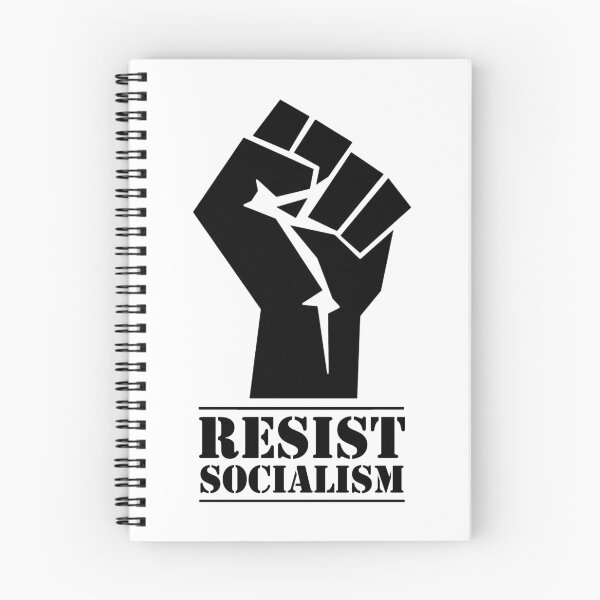 Item preview, Resist Socialism (Black) designed and sold by TheLastStand.
