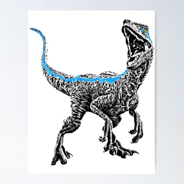 Jurassic Park Raptor Posters for Sale