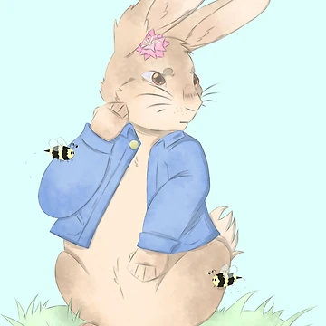 Artwork thumbnail, Peter Rabbit by EmzGallaxy