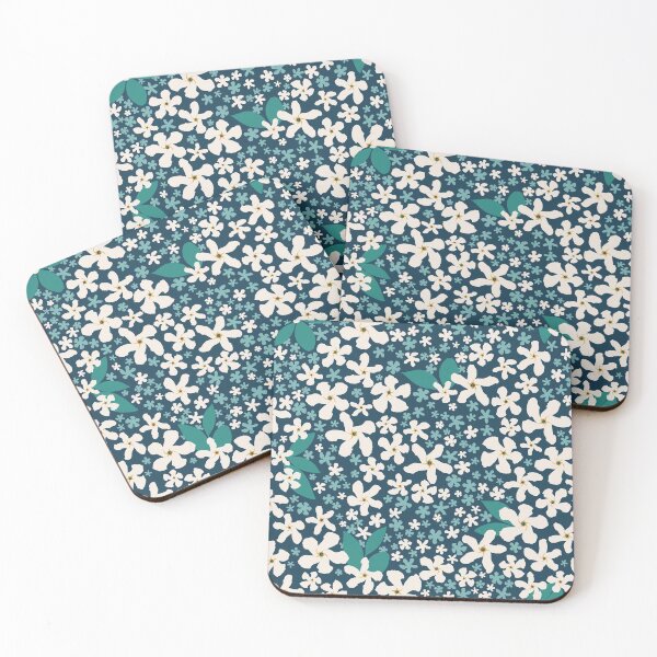 Item preview, Jasmine Cascade Floral Pattern designed and sold by rocketandindigo.