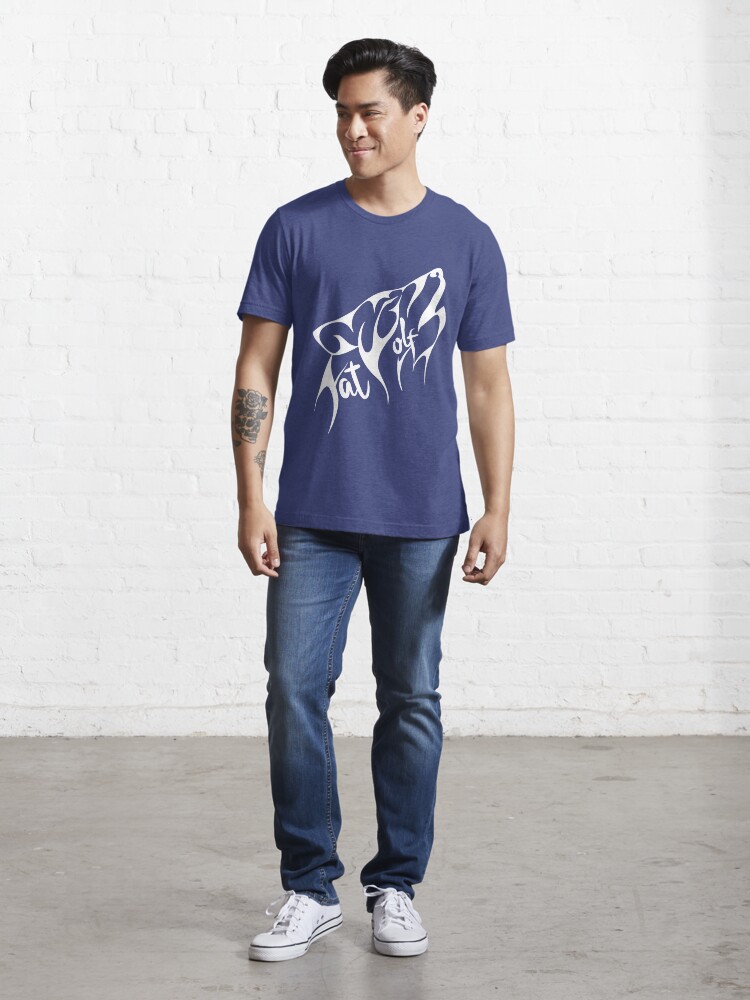 Alternate view of Fat Wolf - Stylised White Essential T-Shirt