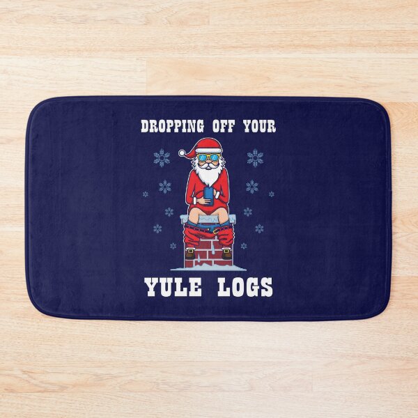 Item preview, Christmas Santa Claus Dropping Off Your Yule Logs designed and sold by Sandra78.