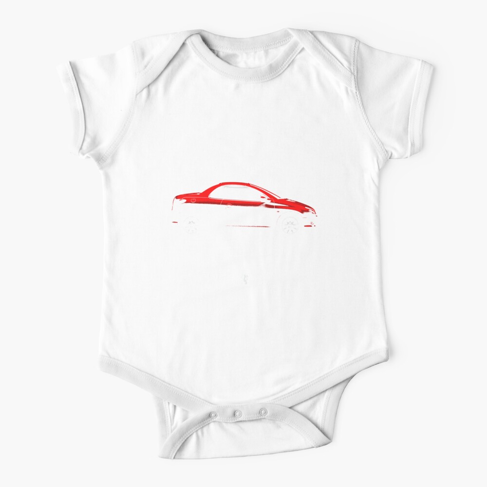 Peugeot 6 Cc Red Baby One Piece By Throwbackmotors Redbubble