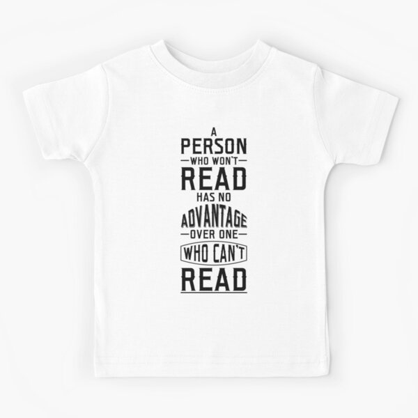 A Person Who Won't Read T-Shirt A Person Who Won't Read T-Shirt