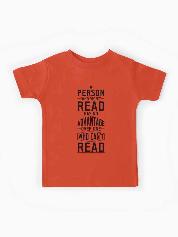 A Person Who Won't Read T-Shirt A Person Who Won't Read T-Shirt