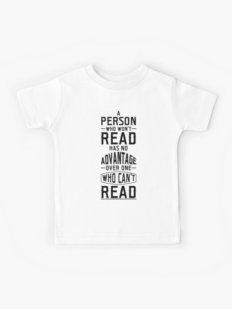 A Person Who Won't Read T-Shirt A Person Who Won't Read T-Shirt