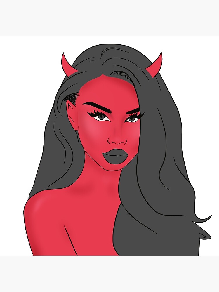 "She Devil" Canvas Print for Sale by sarahchawla Redbubble