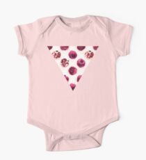 Pink Pomegranate Polka Dots One Piece - Short Sleeve