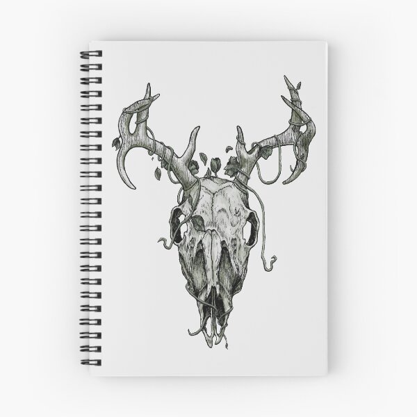 Item preview, Forested Deer Skull designed and sold by Cillian O'Keeffe.