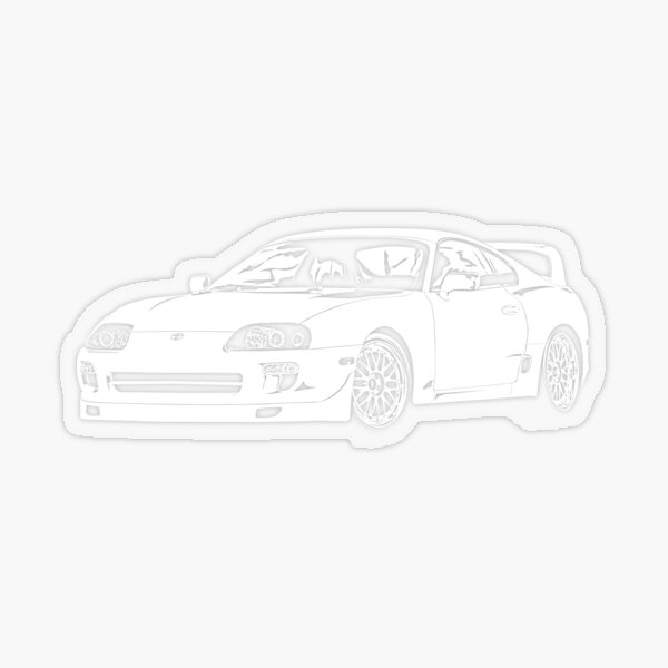 toyota supra para colorear