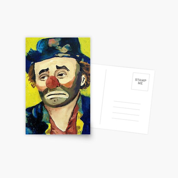Emmett Kelly Postcard