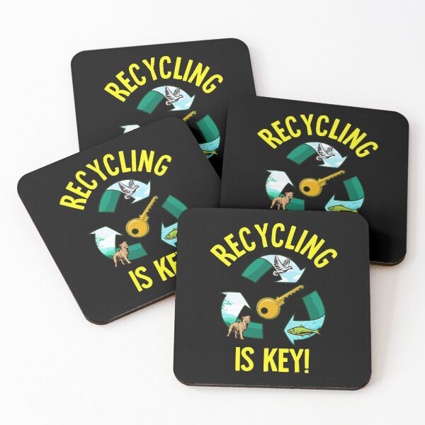 Item preview, Recycling Is Key Cute Eco Environment Health designed and sold by perfectpresents.