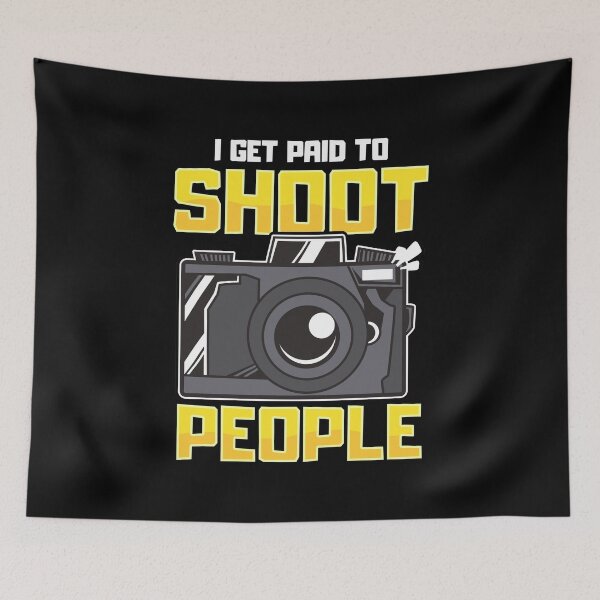 Item preview, Funny I Get Paid To Shoot People Photography Pun designed and sold by perfectpresents.