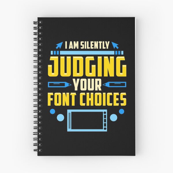 Item preview, I Am Silently Judging Your Font Choices Artists designed and sold by perfectpresents.