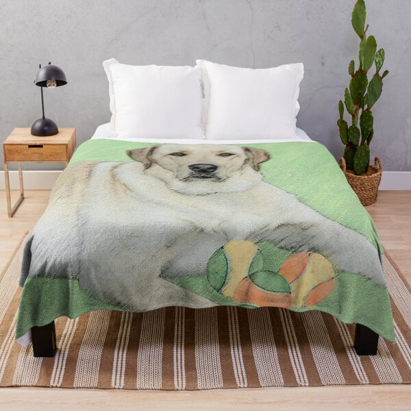 Item preview, Labrador Retriever Yellow with Tennis Balls designed and sold by alpendesigns.