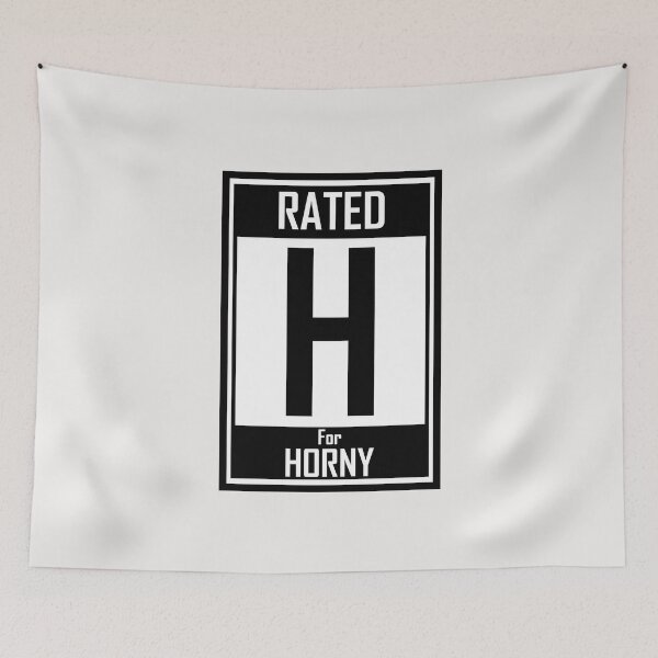 Item preview, Rated H For Horny designed and sold by HiddenStar02.