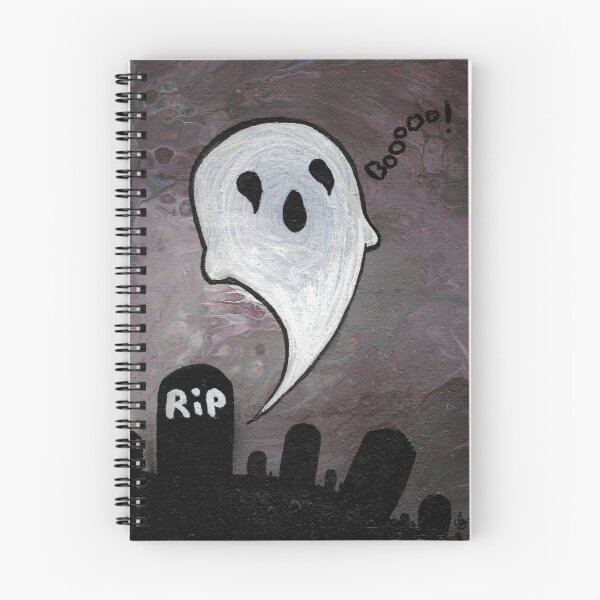 Item preview, Spooky Ghost Cemetery (Color) designed and sold by CadenceLG.