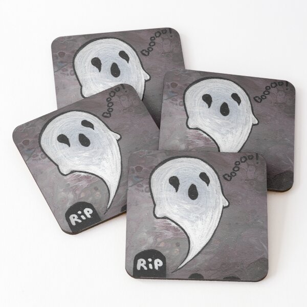 Item preview, Spooky Ghost Cemetery (Color) designed and sold by CadenceLG.