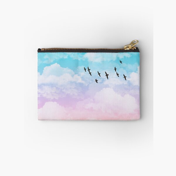 Item preview, Aesthetic Rainbow Clouds with Birds designed and sold by Julie Erin Designs.