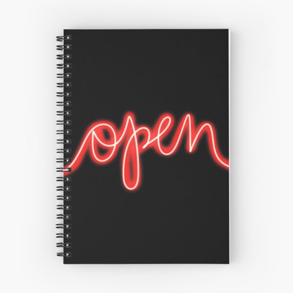 Item preview, Open Red Neon Sign designed and sold by PlanetEye Designs.