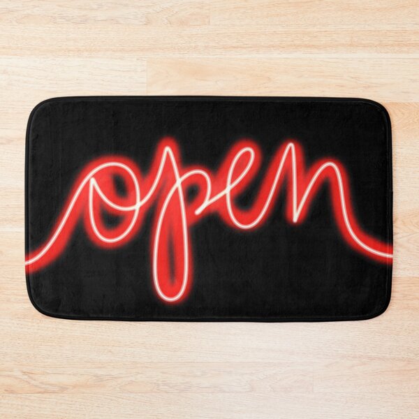 Item preview, Open Red Neon Sign designed and sold by PlanetEye Designs.
