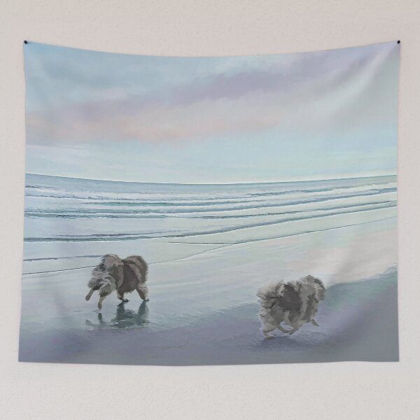 Item preview, Keeshonds at the Seashore designed and sold by alpendesigns.