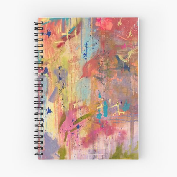 Item preview, "Watered Down" - Vibrant, Multi-color Abstract Painting designed and sold by Caroline Conlon.