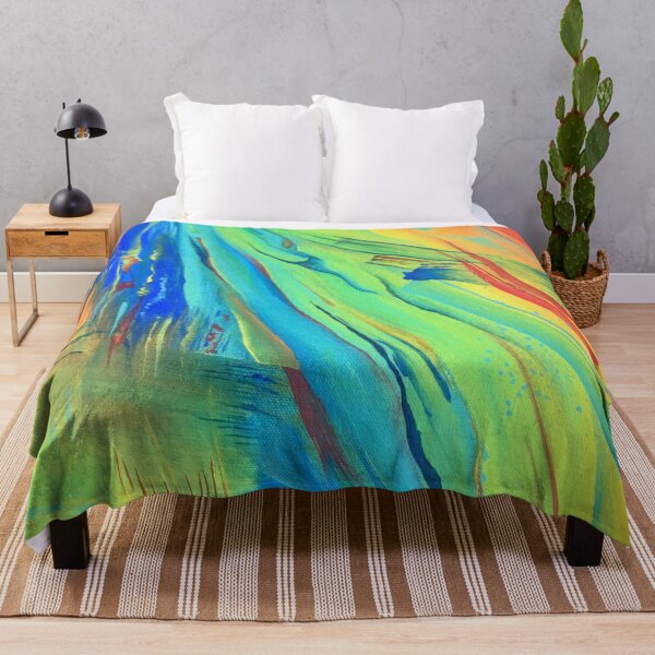 Item preview, "Pride" - Rainbow Abstract Painting designed and sold by Caroline Conlon.