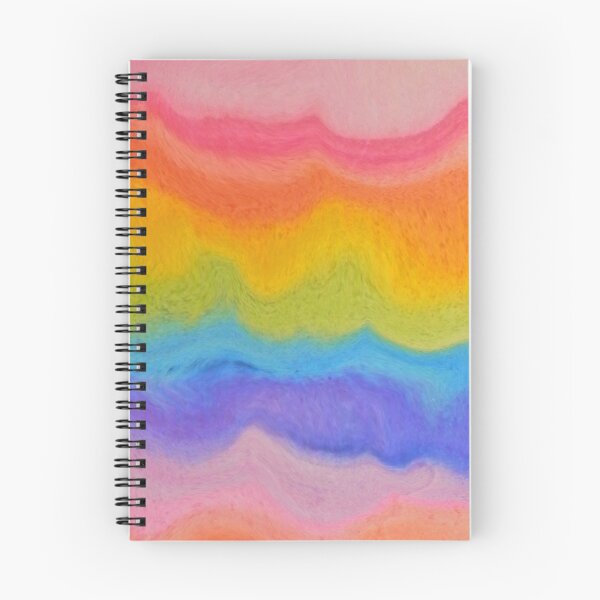 Item preview, rainbow abstract art or rainbow melt / rainbow paint splurge designed and sold by MagentaRose.