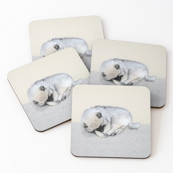 Item preview, Keeshond Puppy (Sleeping) designed and sold by alpendesigns.