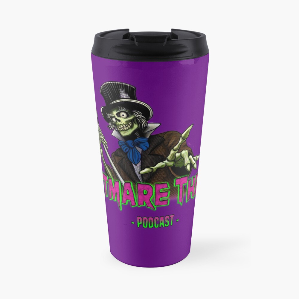 Official FRIGHTMARE THEATRE PODCAST LOGO Travel Mug