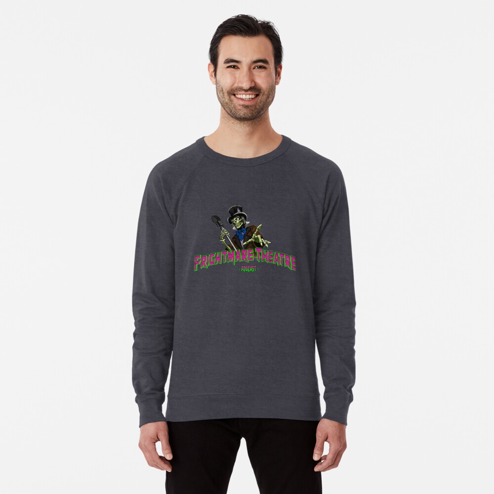 Official FRIGHTMARE THEATRE PODCAST LOGO Lightweight Sweatshirt