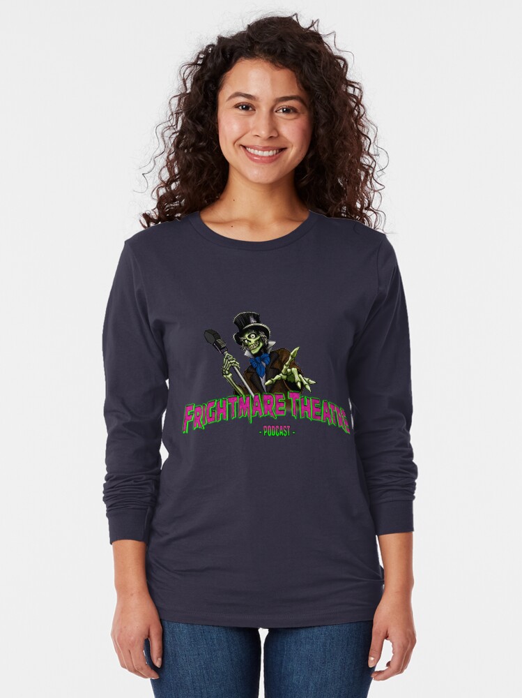 Thumbnail 2 of 5, Long Sleeve T-Shirt, Official FRIGHTMARE THEATRE PODCAST LOGO designed and sold by npshelton.