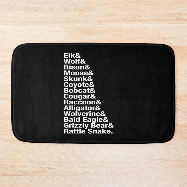 Item preview, USA iconic animals Helvetica list designed and sold by azule1.