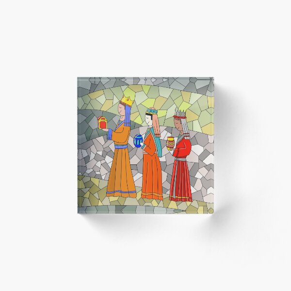 Three Magi Acrylic Block