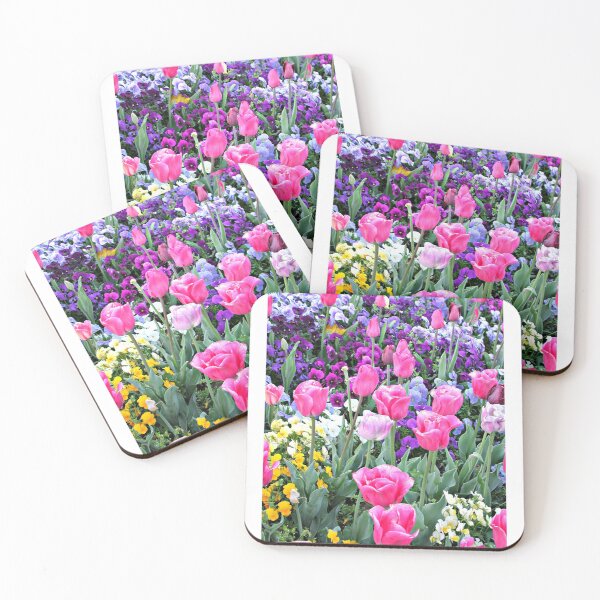 Item preview, Many Pink Tulips designed and sold by Shelley Loewnau-Jones Studio.