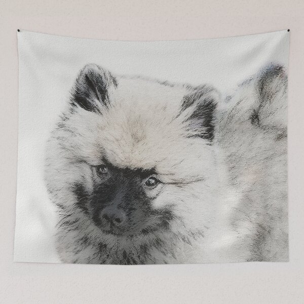 Item preview, Keeshond Puppy (Drawing) designed and sold by alpendesigns.
