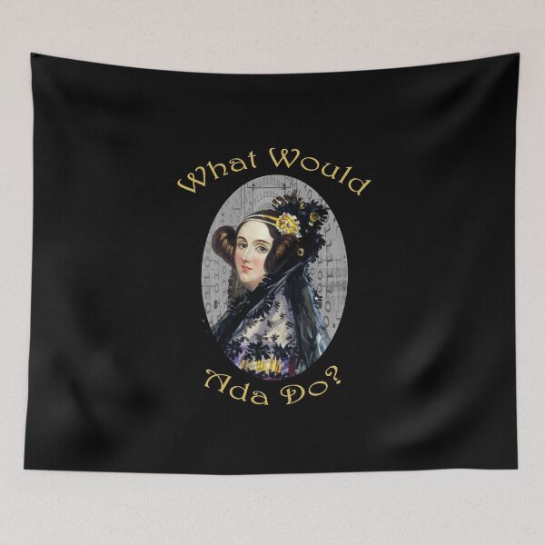 Item preview, What Would Ada Do? Funny Ada Lovelace Computer Programmer designed and sold by nerdchild.