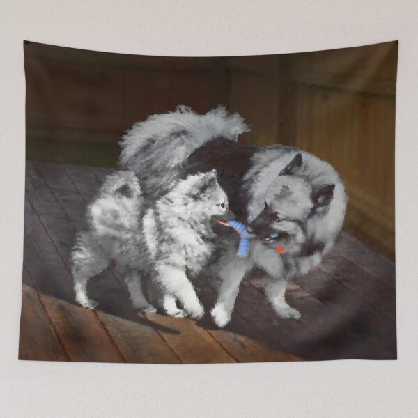 Item preview, Keeshond Playtime designed and sold by alpendesigns.
