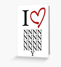 I love New New New New New New New New New New New New New New New New York Greeting Card