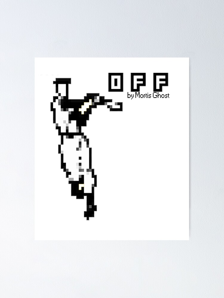 Off By Mortis Ghost The Batter Poster By Crossedanchor Redbubble