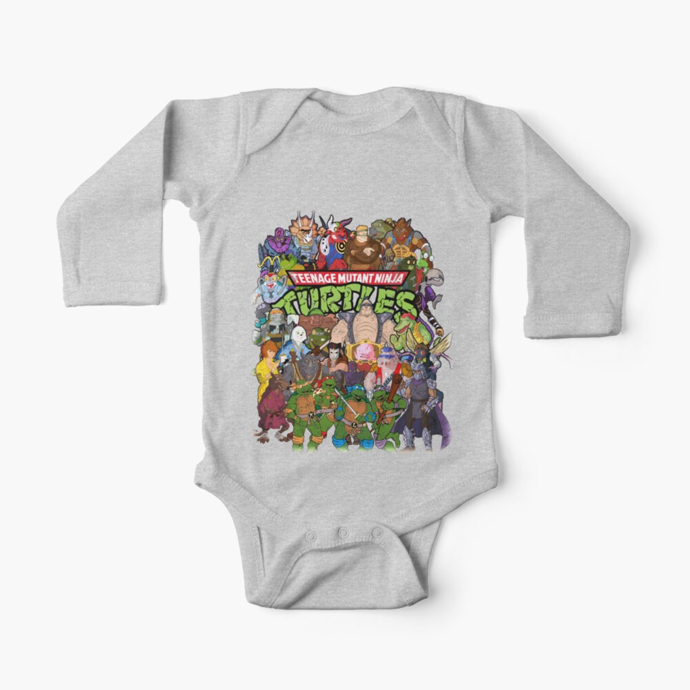 80s Ninja Turtles Galore! Baby One-Piece